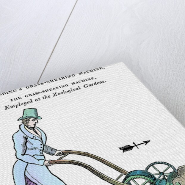 Budding's Grass-shearing Machine by Anonymous