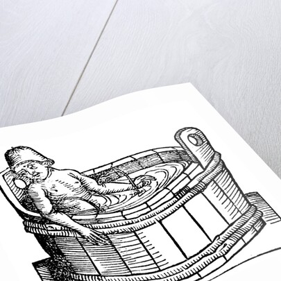 Lucius Annaeus Seneca the Younger committing suicide in bath by Anonymous