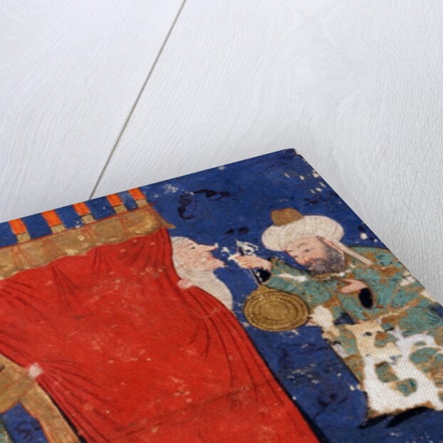 Miniature of "The Birth of Alexander the Great" by Anonymous
