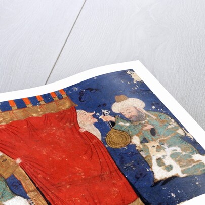 Miniature of "The Birth of Alexander the Great" by Anonymous