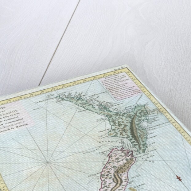 Map of New Zealand by Anonymous