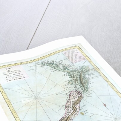 Map of New Zealand by Anonymous