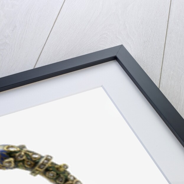 Pair of enamelled Indian Mughal period Kada bracelets by Anonymous