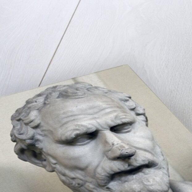 Bust sculpture of Demosthenes by Anonymous