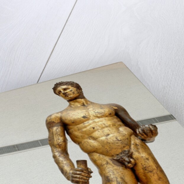 Bronze statue of Hercules by Anonymous