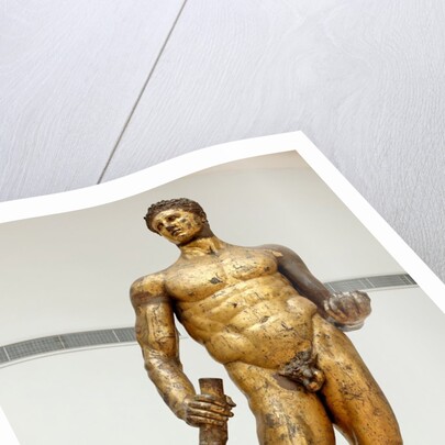 Bronze statue of Hercules by Anonymous