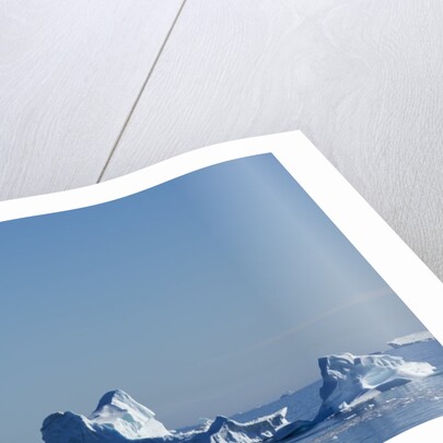 Icebergs in Disko Bay in Greenland by Anonymous