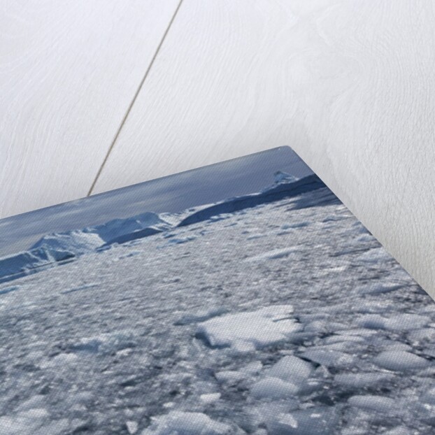 Jakobshavn Glacier on Disko Bay in Greenland by Anonymous