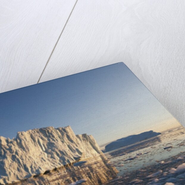 Icebergs in Disko Bay in Greenland by Anonymous