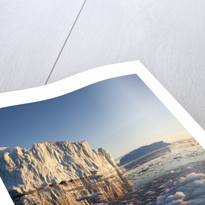 Icebergs in Disko Bay in Greenland by Anonymous