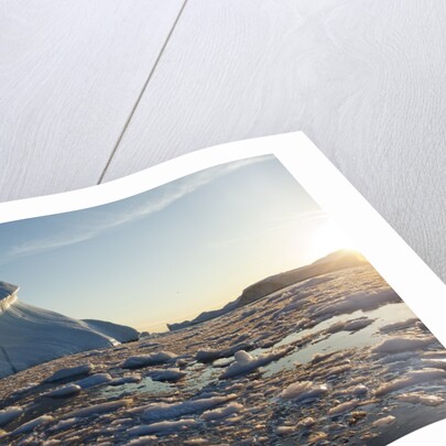 Icebergs in Disko Bay in Greenland by Anonymous
