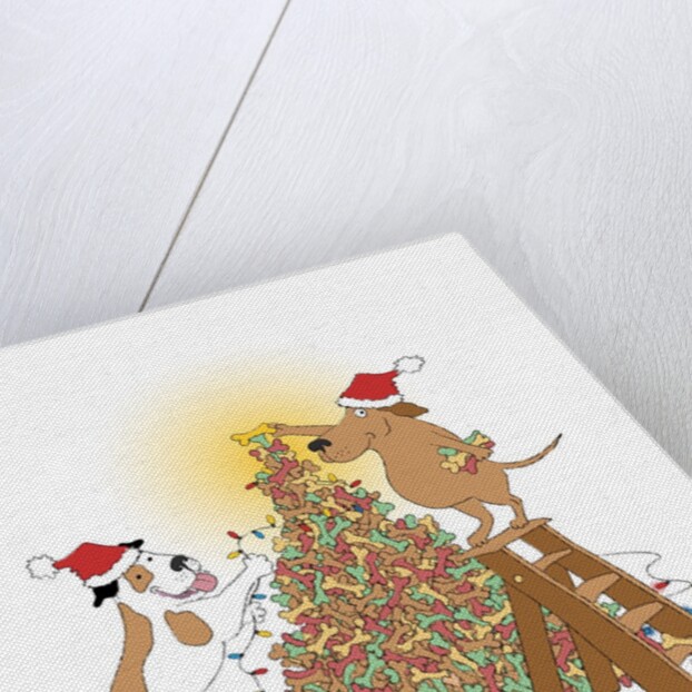 Dogs with a Bone Tree by Anonymous
