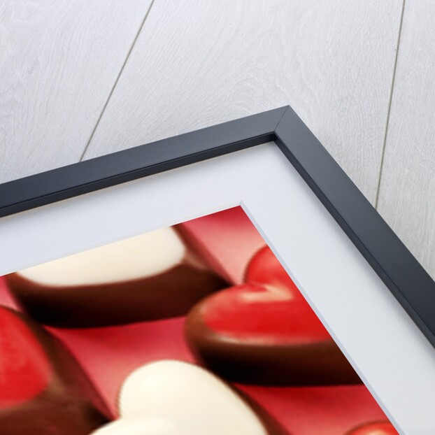 Heart-shaped chocolates by Anonymous