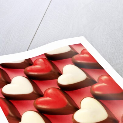 Heart-shaped chocolates by Anonymous
