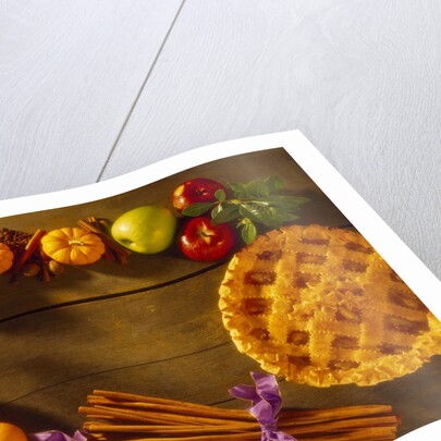 Pie and Raw Fall Ingredients by Anonymous