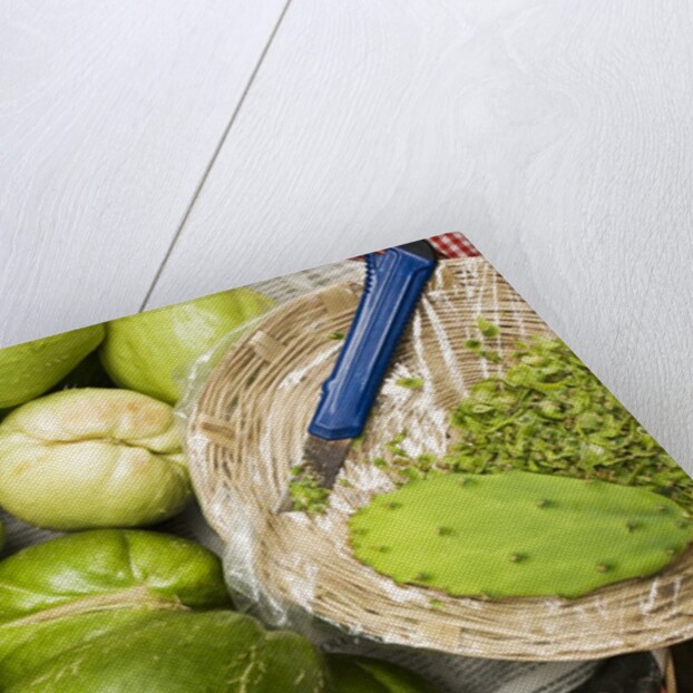 Napoles and Chayote at Market; Oaxaca Mexico by Anonymous