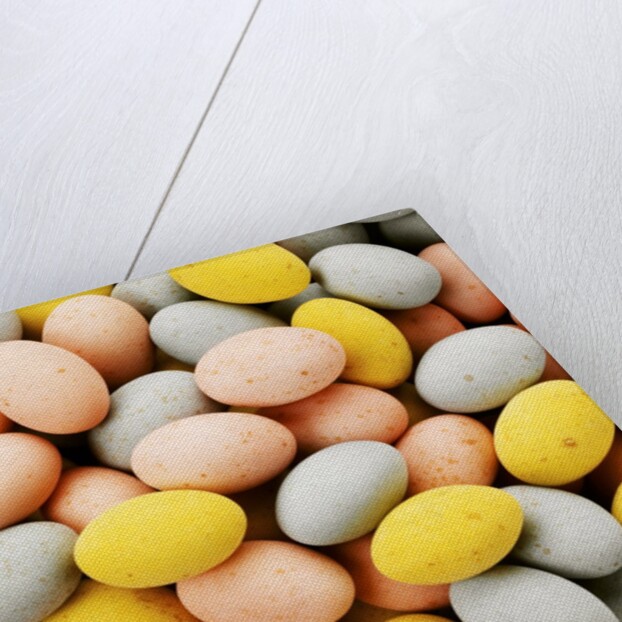 Small coloured Easter eggs by Anonymous