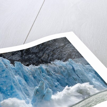 Icebergs Calving from Glacier, Alaska by Anonymous