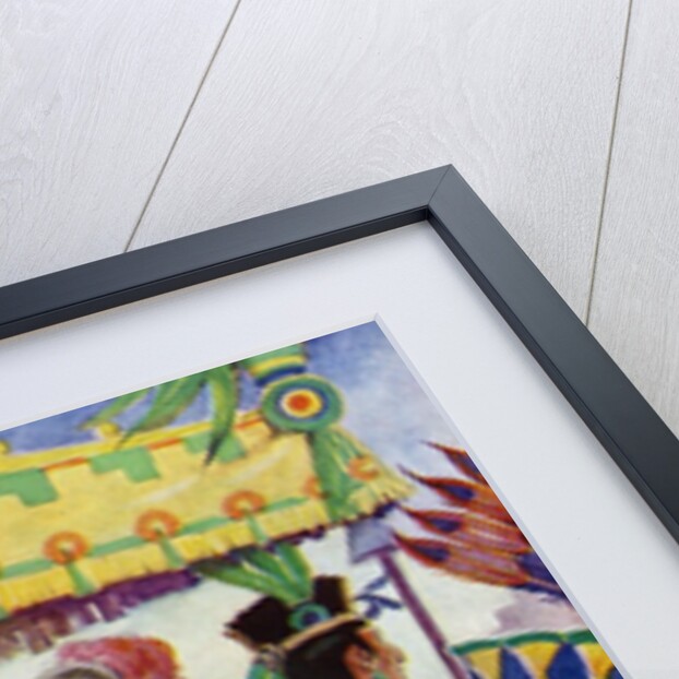 Hernan Cortes meeting Montezuma by Anonymous