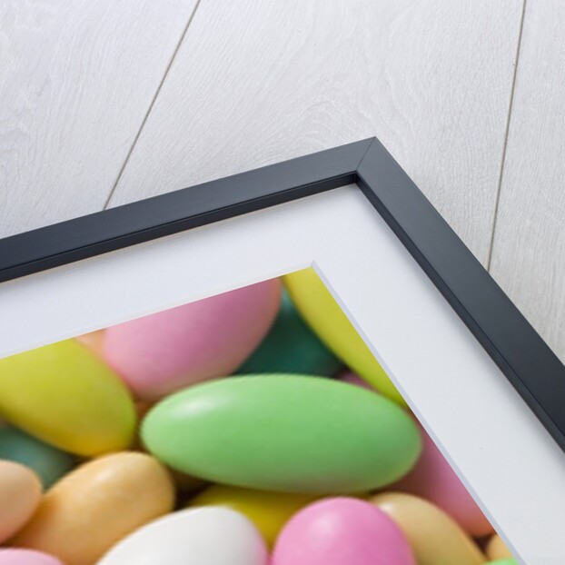 Sugared almonds (full-frame) by Anonymous