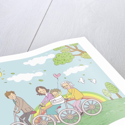 Happy family by Anonymous