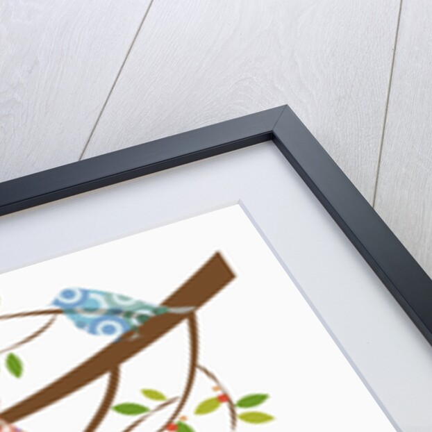 Flower background in illustration by Anonymous