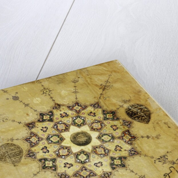 Shamsa from a Diwan-i Anvari owned by Jahangir by Anonymous