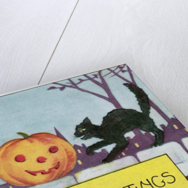 Hallowe'en Greetings postcard by Anonymous