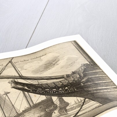 Masted Ships of the Dutch East Indies by Wenceslas Hollar