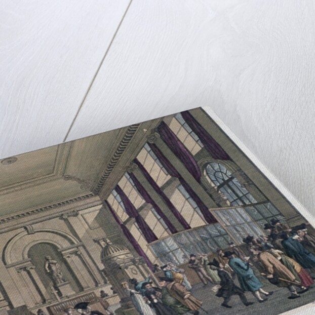 The Great Hall of the Bank of England by Augustus Charles Pugin