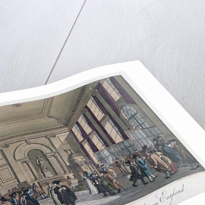 The Great Hall of the Bank of England by Augustus Charles Pugin