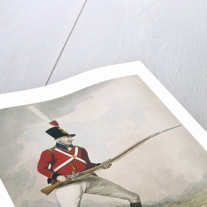 Military figure in the uniform of an unidentified volunteer regiment by Anonymous