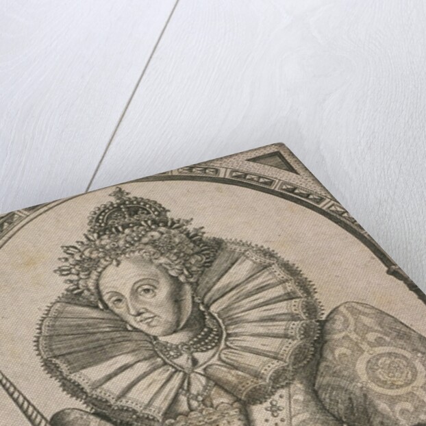 Queen Elizabeth I with sceptre and orb, c1650. by Anonymous