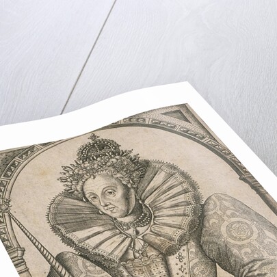Queen Elizabeth I with sceptre and orb, c1650. by Anonymous