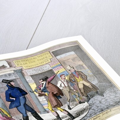 Anglo-Gallic salutations in London, or, practice makes perfect by George Cruikshank