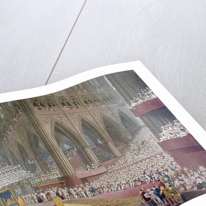 Coronation of George IV at Westminster Abbey by Anonymous