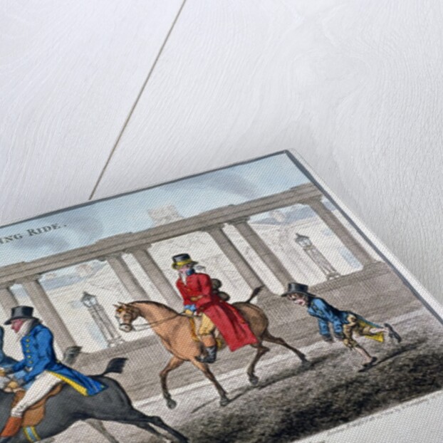 A Morning Ride by James Gillray