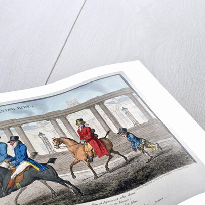 A Morning Ride by James Gillray