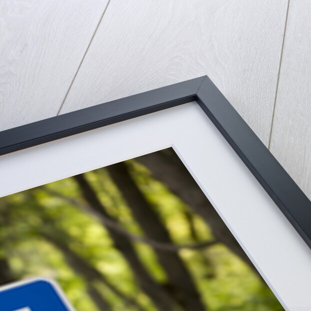 Maine state line road sign by Anonymous