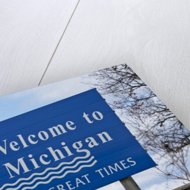 Welcome to Michigan sign by Anonymous