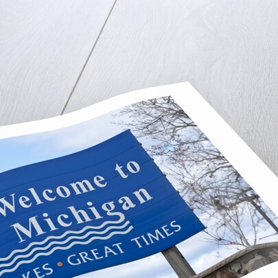Welcome to Michigan sign by Anonymous