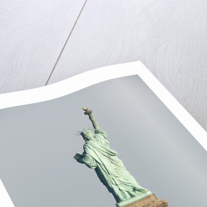 Statue of Liberty seen from behind, New York City by Anonymous