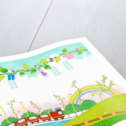 Sunny spring scenery by Anonymous