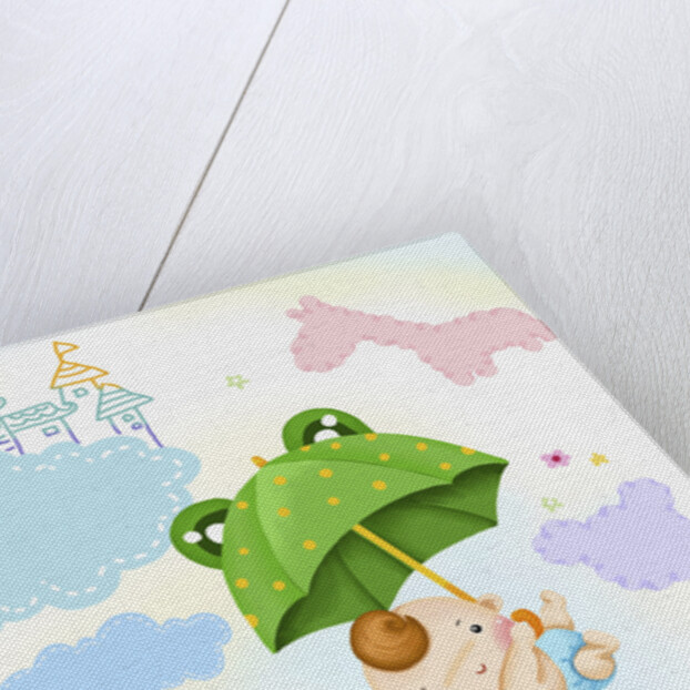 Cute babies flying by Anonymous