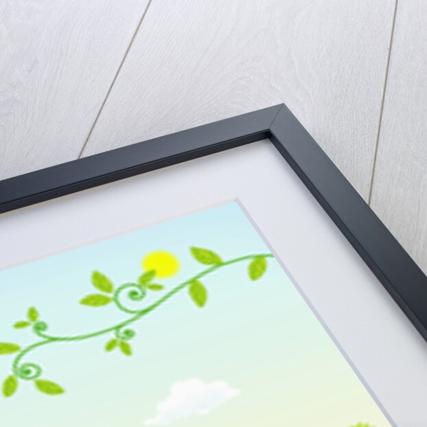 Sunny spring scenery by Anonymous
