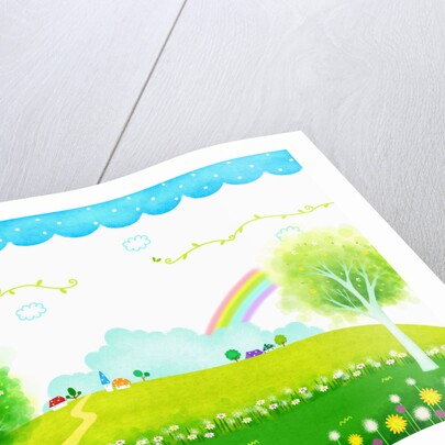 Sunny spring scenery by Anonymous