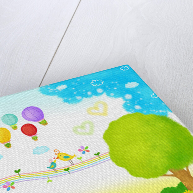 Sunny spring scenery by Anonymous