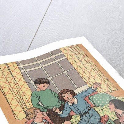 Children telling stories by Anonymous
