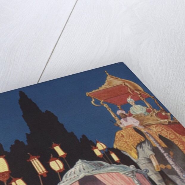 Indian wedding procession by Anonymous