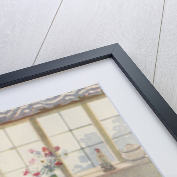 Girl reading book by Anonymous